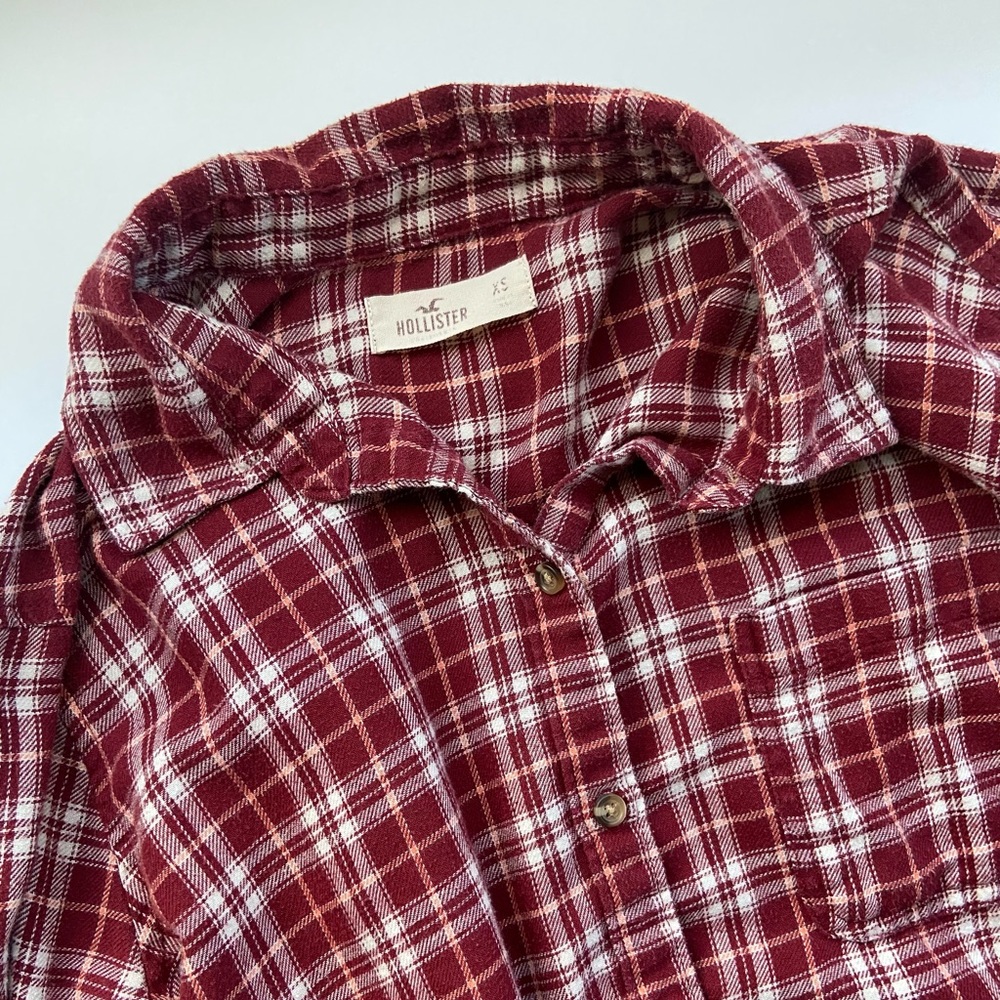 SOLD Plaid Button Up Flannel